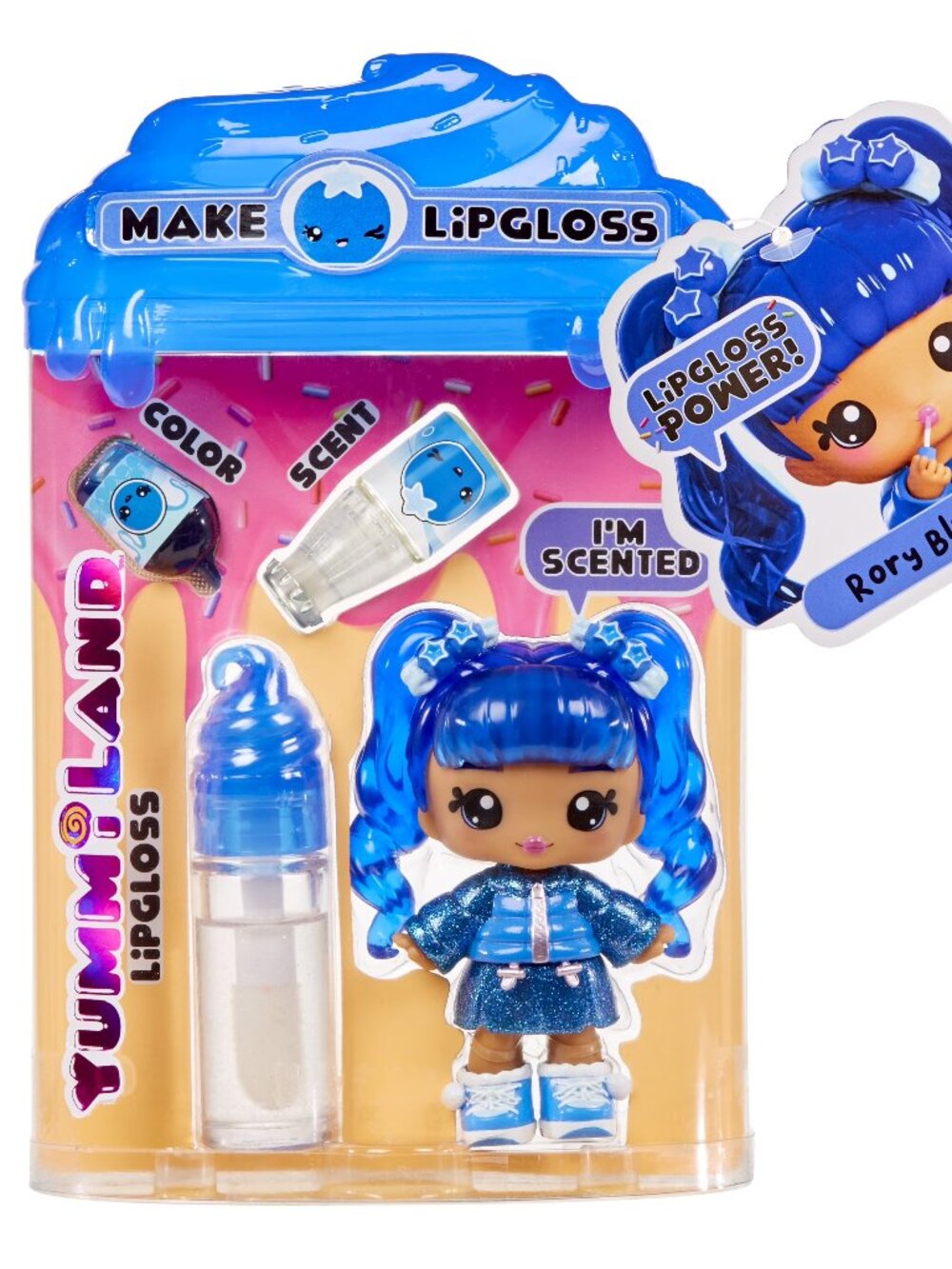 Yummiland Rory Blueberry Lip Gloss Doll Kit Scented MGA Entertainment NEW